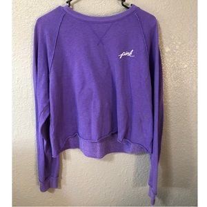 VS PINK Cropped Crew